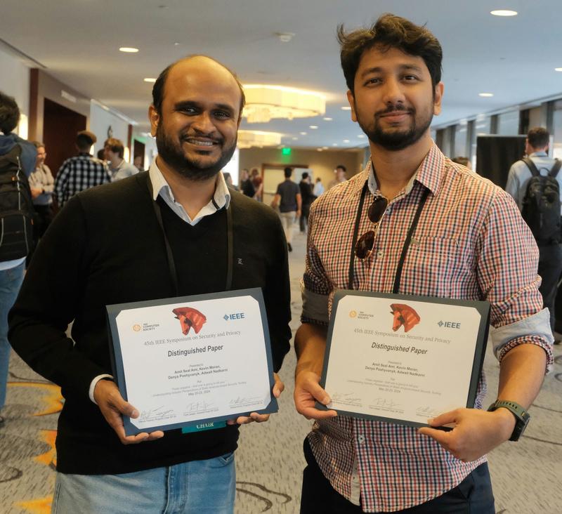 Distinguished Paper Award at the IEEE S&P 2024